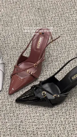 Qual vocês levariam? Marrom ou preto? Arezzo vc me paga 😂😅 #arezzo #slingback #scarpin #fashiontiktok 