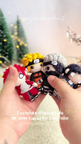 Tutoriais disponíveis! Link na bio ❤️ #amigurumi #amigurumilove #crochet #crochetersoftiktok #crochetaddict #amigurumiaddict #naruto #narutouzumaki #kakashi #gaara #hinatahyuga #tutorial #facavocemesmo 
