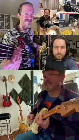 #duet with @Bret Crow Dog Tail Dance #musicduet #musiciansoftiktok #dog #dance #sax #drums #guitartok #basstok #keys #fyp #foryou 