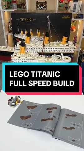 LEGO ICONS Titanic Full Speed Build I am speechless with the size and beauty of this masterpiece!! -Set: LEGO ICONS Titanic -Availability: November 8th 2021 -Age: 18+ -Price: $679.99 -Pieces: 9090 -Product No.: 10294 -Dimensions: Measures over 53 in. (135 cm) long, 17.5 in. (44 cm) high, and 6 in. (16 cm) wide Thank you to The @LEGO Group for sending this set as part of the LEGO Ambassador Network Follow @thebrickpharaoh for daily awesome LEGO #lego #rlfm #10294 #afol #titanic #rmstitanic #legocommunity #legocollection #speedbuild #gifted