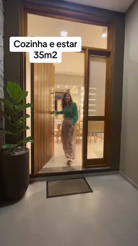 Solucoes espacos pequenos #cozinha #estar #saladeestar #conceitoaberto 