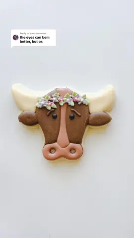 Replying to @You Is this better?? One thing about me is I’m going to put eyes on my animal cookies. And there is a 98% chance those eyes are going to make their face look weird. I just can’t help it 😂🙃👁️👁️