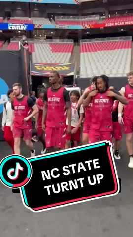 NC State setting the tone at open practice 😂🔥 #ncstate #MarchMadness 
