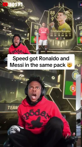 Speed got Ronaldo and Messi in the same pack #ishowspeed #fyp #viral @IShowSpeed 