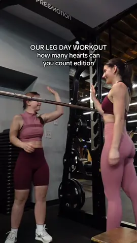 Watch till the end to see Anya’s bonus exercise 💪 4 x 10 Bulgarian Split Squats 4 x 10 Calf raises 4 x 10 Leg Press 4 x 10 Hip Thrusts + Anya’s new favorite Comment how many hearts 🫶 you can spot ➡️ #workout #workoutroutine #gymgirls #GymTok #fypシ 