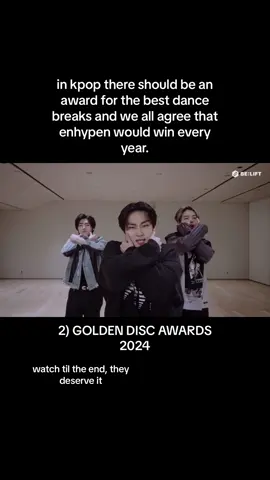 their dance manages to be magnetic and engaging, their coordination is perfect, they manage to create a deep bond that also involves the other dancers, making the scene even more beautiful.             i’m so proud of them, when i see these performances i realize i’m following great artists who work hard with so much passion, and i couldn't be more grateful. there are many other dance breaks that i didn't put in the video, but you have to see them all. #enhypen #kpop #foryoupage #greenscreen #fyp #dance #dancebreak #mama #mma #kpopfyp #jungwon #heeseung #jay #jake #sunghoon #sunoo #niki @enhypen 