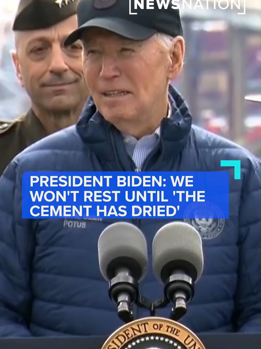 President #JoeBiden expressed condolences for the lives lost in the #KeyBridge collapse. He went on to say recovery and rebuilding efforts won't stop 