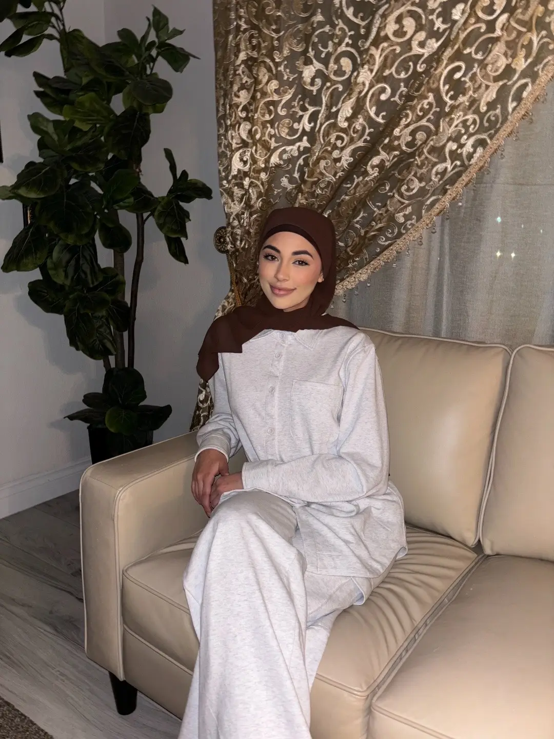 new fit head to toe from @FARES ☁️ use promo code: MINA for 10% off all orders 🤍 #fyp #foryou