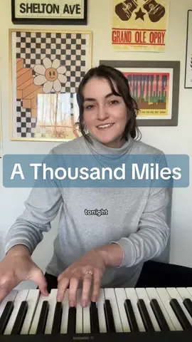 Throwin it way back 😎 A Thousand Miles - Vanessa Carlton #pianocovers #coversongs  #athousandmiles #2000smusic #homestudio #indieartist #producer #fyp #singersongwriter #musician #singers #nashvillemusic 