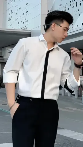 áo sơ mi nam phối nẹp  #aosomi #aosominam #aosominamhanquoc #fashion #phoidonam #menfashion #xuhuong #viral 