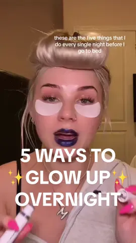 Replying to @vanilla swirl 🍦 5 things I do every night to glow up 😴🫶🏼 #n#nighttimeroutineg#glowupovernighth#highmaintenance