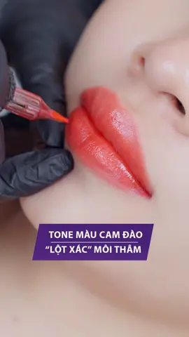 Lột xác đôi môi thâm xỉn lên màu cam đào cực xinh, phù hợp với mọi loại da. Ưu đãi chỉ còn 1/3 chi phí gốc, đăng ký ngay giữ suất ưu đãi sớm nhất! #lamdep #thammylinhanh #phunmoi 