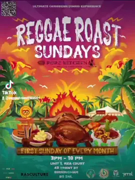 yes,yes people tomorrow tomorrow.Join us at RMBL Digbeth, for the ultimate Caribbean dinning experience. Top DJs, Exquisite food and great vibes suitable for the whole family. https://bloco.co.uk/events/reggae-roast-sundays-0002#follow #caribbeanfood #reggaemusic❤️💛💚🎶 #FamilyFun #digbethbirmingham 