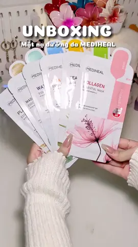 Link múc mặt nạ ở giỏ hàng nhó. Đắp mặt nạ thường xuyên da sẽ đẹp lên trông thấy đó nhen ^^ #mediheal #medihealvn #medihealessentialmask #LearnOnTikTok #tiktok #fyp #review #xuhuong #unboxing #viralvideo #xh 