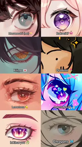 🎀 Eye Speedpaint Collab 🎀 Thanks @💫Inki🐉 @Odette (´∩｡• ᵕ •｡∩`) @Kimi 🌻✨ for joining!! If you want to find the others’ socials, they dont have tiktok but theyre on insta!! #fypシ゚viral #aesthetic #xyzbca #artist #artcollab 