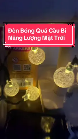Đèn bóng quả cầu bi năng lượng mặt trời #dennangluongmattroi #xuhuong #dentrangtri #dennangluongmattroigiatot #xuhuongtiktok #xuhuong2024 #decor #viral #denledktrangtriphong #trangtri #denledthongminh #dennangluongmattroisieusang 
