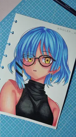 ijin ikut trend puh ✌ • character : #ryoyamada  anime : #bocchitherock  • #anime #animedrawing #drawing #draw #drawings #fyp #fypシ #coloring #trending #tiktok 