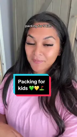 I wish packing for my kids seemed this easy 😩🫠 #packing #traveltiktok #travellife #masters #kids #family #travelvlog #TheMasters #golf #golffamily #golftiktok #OOTD #dayinmylife #momlife #teamfinau #finaufresh 