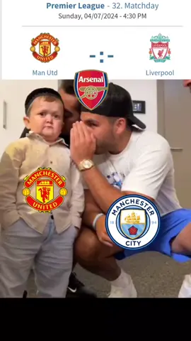 Premier League Matchday Sunday Manchester United vs Liverpool FC Funny Man City and Arsenal ask Man United to beat Liverpool  at Old Trafford prediction memes 😂😁😉#futbol #football #❤️⚽️ #😂⚽️ #⚽🔥 #meme 