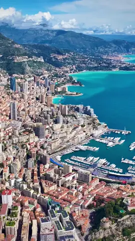 Above Monaco on the French Riviera 🛥🏙🇲🇨 #porthercule#monaco#monacomontecarlo#montecarlo#menton#visitmonaco#france#cotedazur#visitfrance#fyp#viral#travel#worldwalkerz