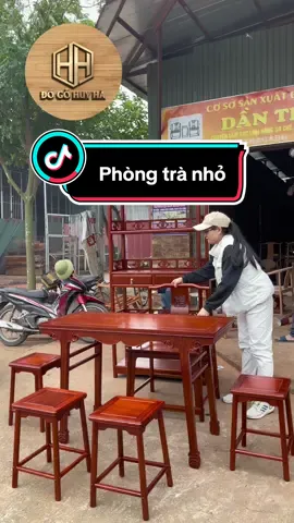 Phương án tối ưu dành cho phòng trà nhỏ #dogohuyha @Hà Đồ Gỗ 