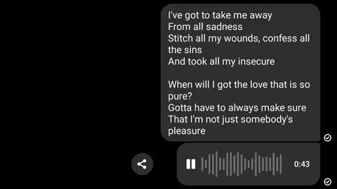 Somebody's Pleasure #fyppppppppppppppppppppppp #voicemessagesongcover #trend #cover #fyp 