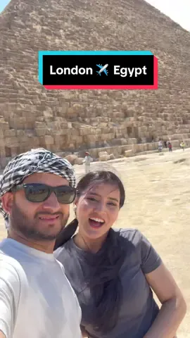 Every adventure is better when shared with you just like these transitions.. 😁✈️🇪🇬👫❤️ #egypt #cairo #luxor #pyramid #camelride #holiday #couple #couplegoals #coupletravel #transition #traveltransition #nepali #nepalicouple #fy #fyp #trend #trendingsong 