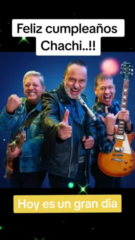 Feliz cumpleaños Chachi querido...que pases un maravilloso día con la familia...ya nos vemos en el escenario el fin de semana..!!;
