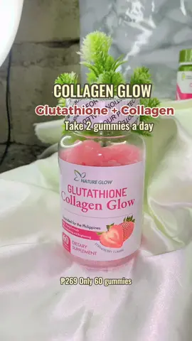 Mga mi perfect sa mga hindi makakalunok nang capsule jaan e try niyo to pampaputi din siya gow check the tellow basket✅ #natureglowglutacollagengummies #natureglowglutathionecollagenglow #pampaputi #collagenglow #fyp #trending 
