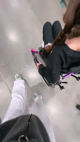 Replying to @AJ for everyone wondering why shes in a wheelchair in some of her ads instead of her crutches ♿️🫶🏻 #amazingabigailgrace #momdaughter #cerebralpalsy #disability #rainbowcrutches #targetmodel #representation 