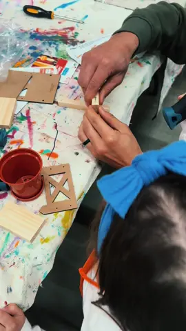 Go sis 🛠️ #homedepotkidsworkshop #homedepot 