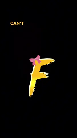 F 🎀 Initials Trend. Alphabet Letters Trend in Black. Can't Stop Thinking of You Letter Trend! #F #initials #letter #trend #fyp #foryou #cantstopthinkingofyou #trendytokster 