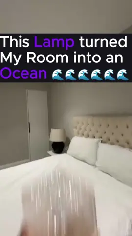 This Lamp gives you Ocean View at Home #Ocean #waves #stars #Clouds
