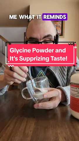 Replying to @mpwsd5 What Glycine Powder Tastes Like? #glycine #glutothione  #antiagingtips #methylation #centenarianolympics  Here's why, what, how and what brand of glycine powder I use
