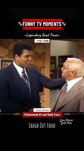 #boxinglegend #muhammadali #comedylegend #reddfoxx #hilarious #classic #tv #comedy #clip #ilove #4you #funny #laugh #fypage #funniest #1970s #oldschool #good #times #haha #clips #best #lol #legendary #iconic #tvshow #reels #4u #classictv #Love #livelaughlove #laughteristherapy #forthesoul #comeon #laughwithme #Southernbellatheart #😂 #❤️ 