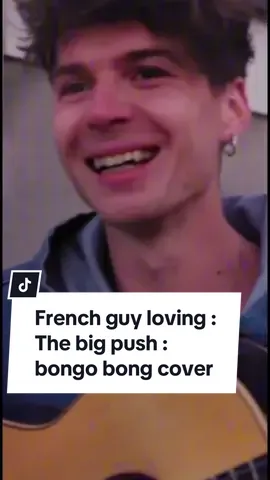 The big push : bongo bong ❤️ well that completes my big push side track 🤗 #renmakesmusic #ren #teamrenagades #reaction #reactionvideo #thebigpush #french #cover #bongo #acoustic #harmony #fyp #fy 