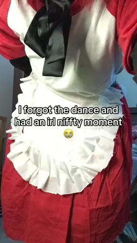 @Fizz ☝️ lets just say dancing isnt my strong suit . #niffty #nifty #nifftycosplay #niftycosplay #nifftyhazbinhotel #niftyhazbinhotel #hazbinhotel #hazbinhotelcosplay #cosplay #fyp 