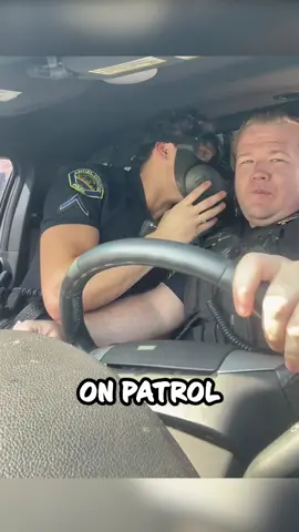 Cop Tries His Best to Annoy Partner 😂  🎥: @Angel Grove PD angelgrovepd TT #CopHumor #Police #Partner #Cops #Comedy #Reels #foryoupage #fyp #foryou #tiktok #Funny 