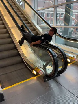 Life is too short not to have fun.  I’ve seen videos of this but have never actually tried it, so I did.  I’m a grown man with grown children and I’m still a kid at heart, or as my wife would say - immature 😂. I believe laughter is good for everyone, so I hope I made you smile or laugh today.  Enjoy the rest of your weekend! Thanks @thebeardedsider for filming this . . . . . . . . . . . . #laughterisgoodmedicine #immaturedad #lifeisshort #alwayshavefun #escalatorshenanigans