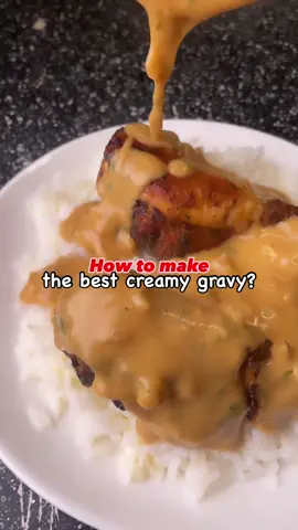 I Gravy Recipe 🔥😍🔥🔥🔥😍😍 Homemade Gravy Recipe: 2 tbsp of Old grease or old bacon grease  1/2 cup of yellow onions  1/4 cup of all purpose flour 1 cup of chicken broth or beef broth if it thicken back up add 1/2 cup more chicken broth or beef broth  1/2 cup of milk or heavy cream  1/4 tsp of paprika, garlic powder, cayenne pepper, parsley and 1 Lipton soup packet Enjoy with jasmine rice🥰🔥 #homemade #homemadegravy #gravy #browngravy #riceandgravy #creamy #creamygravy