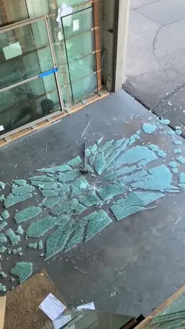 Oddly Satisfying ASMR Breaking Glass 😳 #breakingglass #glass #breaking #break #window #satisfying #oddlysatisfying #asmr #fyp 