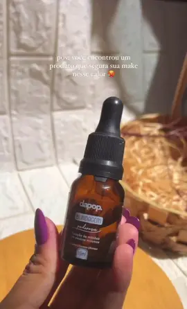 Quem aí já testou a blindagem poderosa da @dapopcosmeticos ? Um produto que entrega tudoooo: é ótimo como diluidor, primer e fixador! 🤩 pra salvar sua make nesse calor.  R$19,00