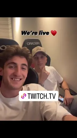 jack and liam twitch content my silly boys #liamlawson #jackdoohan #alpinef1 #visacashapprb #redbullracing #f1 #formula1 