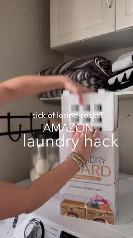 All items are LINKED in my profle🔗  This magnetic laundry guard is great for helping to keep items like socks, towels, etc., from falling down the sides, middle and back. Keep everything today and organized.  #Amazonfinds #amazonhome #amazonmusthaves #amazondeals  #organizationhacks #amazonmusthave #amazonfavorites #amazonfavorite #homeorganization #laundryessentials #laundryroom #laundryhacks