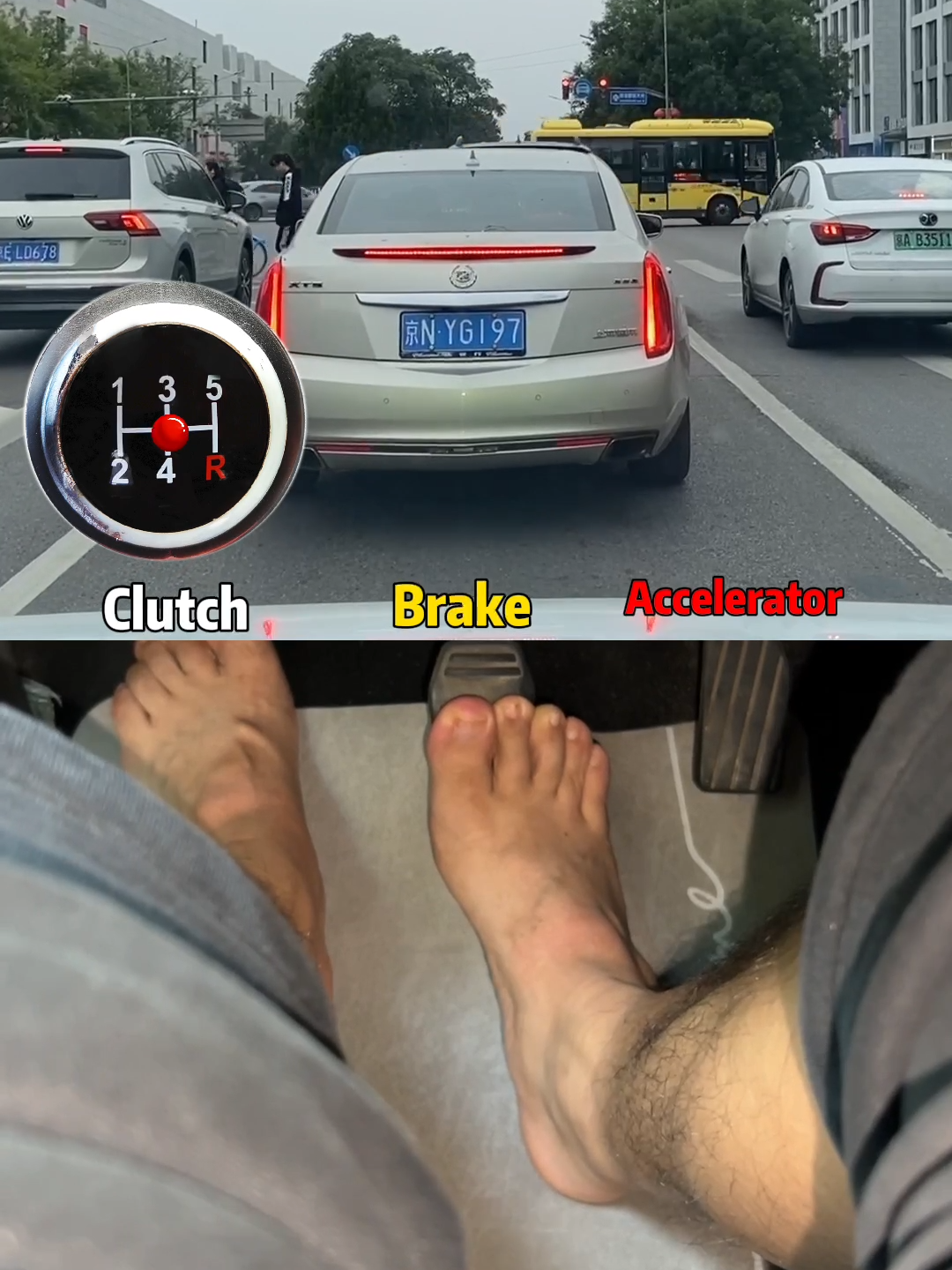 Driving an automatic car is actually very simple #driving #drivinglesson #tips #car