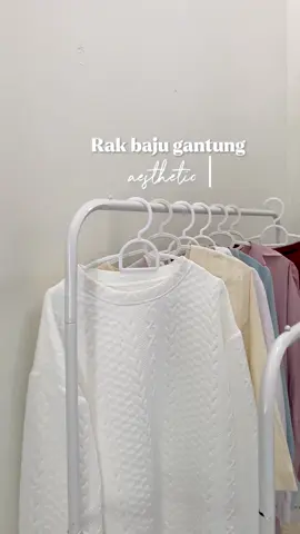Simple tapi nice jugak kan, kemas🥰 #rakbaju #rakbajugantung #aesthetic #masukberanda #masukberandafyp #berandatiktok #foryoupage #fyp #roomdecor #roomdecoraesthetic 