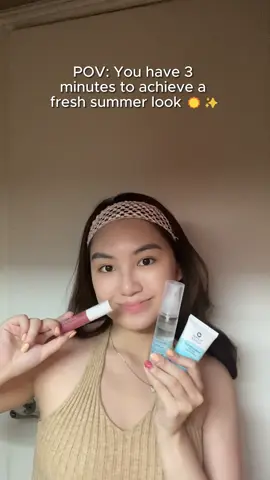3-minute prep time? No problem! 😉 This quick 3-step makeup prep will get you looking fresh, fab and ready in a jiffy 💅  #humannatureph #summervibes #cleanbeauty #skincare #hyaluronicacid #moisturizer #facemist 