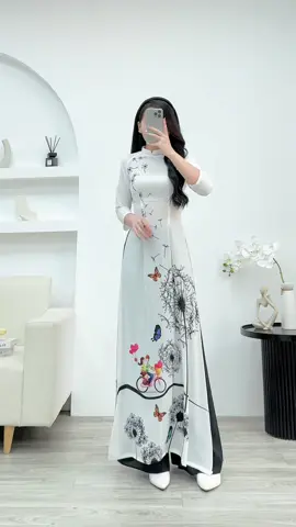 Mã hoa bồ công anh xinh quá là xinh #aodaiinhoa #aodaihoanhi #aodaiinhoa3d #aodai #aodaiquynhnguyen 