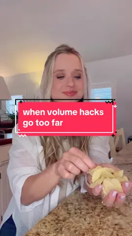 When #volumehacks go too far 😅 #dietculturerebel #dietculture #stopdietingstartliving #volumehacks #foodissues #nondietdietitian #makepeacewithfood #intuitiveeatingofficial 