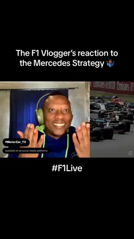 @Lufefelwenkosi Mayekiso astonished by the Mercedes AMG F1 Team’s failed 1 stop strategy attempt ! On the Motorzar_TV Japanese GP Watchalong . For the full video click on this link  https://www.youtube.com/live/mxKfoRYcWqQ?si=C3HyTPDVM5htTspo #japanesegp #suzuka #redbull12 #verstappen #perez #checo #podium #fastestlap #formula1 #f1 #f1tiktok #fujitv #japan #motorzar_tv 